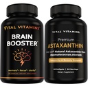 Vitálne vitamíny Posilňovač mozgu 30 ct + astaxantín 60 ou