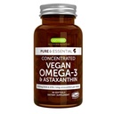Igennus Vegan Omega-3 Natural Algae Oil, DHA & EPA, Certified Pure, Plant Based Mastné kyseliny Supplement, with Astaxant Antioxidant, 60 Small Softgels, 2 per day, 30 Servings