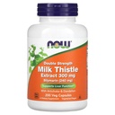 TERAZ Foods Doplnky, Silymarin Milk Thistle Extract 300 mg s Artičok a púpava, Double Strength, podporuje funkcie pečene*, 200 Veg kapsule