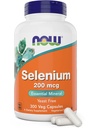 Teraz Foods Selénium 200mcg Kapsule, 300 Gróf - L Selenometionín Minerálny doplnok pre ženy a mužov - Veg Caps, Non-GMO, Vegan Friendly, Kvasinky zadarmo