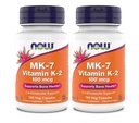 Teraz doplnky, MK-7 Vitamín K-2 100 mcg, Kardiovaskulárna podpora*, podporuje zdravie kostí*, 180 Veg kapsuly (Stock of 2)