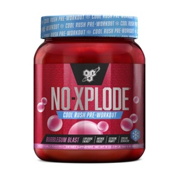 BSN N.O.-XPLODE Cool Rush Pre Cvičenie Powder, Preworkout Energy Supplement for Men and Women with Creatin and Beta-Alanine, New Flavor: Bubblegum Blast, 30 Servings