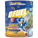 G Palivo Sonic 2.0 Energetický nápoj prášok, pred tréningom kofeín Mix pre herné, bez cukru sústrediť Amino, Vitamín + Antioxidanty, 9.8oz (Peach Ring Candy, 40 Servings)