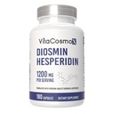 Diosmin Hesperidin 1200 mg Complex, 240 Kapsule, Citrus Bioflavonoidy Bohatý ovocný extrakt, 100% Vegetarián, non-GMO & Gluten Free (180 grófov (Pack of 1))