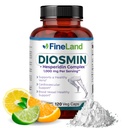 FineLand Diosmin & Hesperidin Complex, Premium Advanced Formula, 1000 mg, Krvný prietok a cirkulácia Podpora, 120 Kapsule, 100% Vegan, Všetky prírodné