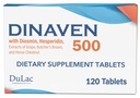 Dulac Dinaven 500, Micronized Diosmin Hesperidin Dietary Supplement 1000 mg per porcie, Horse Chestnut Extract, Butchers