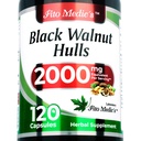FITO MEDIC'S Lab - Black Walnut Hull, Pure - Black Walnut- 2000 mg na obsluhu, pre čistenie a detoxikáciu, Ultra vysoká absorpcia.