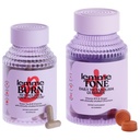 Lemme Daily Sculpt Bundle - Burn Kapsule & Tone Gummies, Propagovať Lean Body Mass pre mužov a ženy (60 ot Každý)