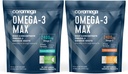 Coromega Omega-3 rybí olej Bundle 
