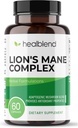 Hubový komplex extrakt s lion's Mane ovocné telo - 100% prírodné a efektívne energetické pilulky - mozog, Zameranie doplnok, Stimuluje náladu, a kreativita - 60 Immune Podpora Kapsule