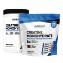 Nutricost Mikronizovaný Kreatín monohydrát 500 Grams a 20 Stickpacks (Variety) Bundle