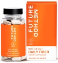 BUDÚCA METÓDA Fiber Supplement, Akácia a Psyllium Husk Fiber Pills for Digestion (60ct)