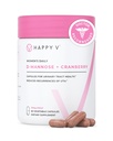 Happy v Dr. Formulované D-Mannose s Cranberry pilulky pre ženy Cranberry pre infekcie močových ciest & D Mannose Powder pre UTI infekcie Prevencia, močový mechúr a močové tract zdravie & Harmony