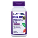 Natrol Melatonin 5 Mg, 250 Fast Rozpustiť Tablety Jahodová chuť