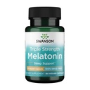 Swanson Triple sila Melatonin - Prírodná podpora spánku pre narušené spánkové cykly - (60 kapsúl, 10mg Každý)