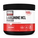 Force Factor L Arginine HCL, L-arginín doplnok k zvýšenie oxidu dusnatého pre lepšiu cirkuláciu, prietok krvi, a svalové čerpadlá, L Arginín prášok 6000mg, Nechutný, 30 Servisné