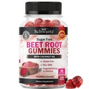 Bezcukrová repa koreňové Gummies - Oxid dusnatý Gummies Infundovaný kokosovým olejom pre najvyššiu absorpciu - Podporuje energiu a celé telo zdravie - lahodná jahodová príchuť - 120 Počet (60 Day Supply)