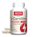 Jarrow Formules L-karnitín 500 mg, Dietary Supplement, Support for Cellular Energy Production, 100 Veggie Capsules, 100 Day Supply