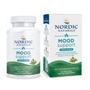 Nordic Naturals Mood Support Omega Blend - Unflavred - 60 Soft Gels - 1400 mg Omega-3 Supplement with EPA & DHA - Propaguje vyváženú náladu a pokoj - Non-GMO - 30 Servings