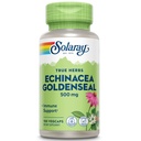 SOLARAY Echinacea Goldenseal - Výkonný zmes dvoch bylinných doplnkov pre Wellness - 250mg Ea Echinacea Root a Goldenseal Root - Non GMO, Vegan, Gluten Free, 60-dňová záruka, 100 Servings