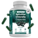 Spirulina a Chlórella Kapsule 