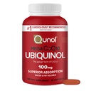 Qunol Ubichinol CoQ10 100mg Softgels, Qunol Mega Ubichinol 100mg - Superior Absorbcia - Aktívna forma koenzýmu Q10 pre zdravie srdca - 2 mesiace Zásobovanie - 60 Počet