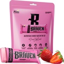 Braven Bar Strawberry Energy Bars (1.59 oz, Pack of 10) 