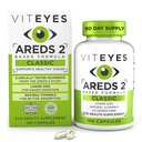 Viteyes AREDS 2 Očné vitamíny, Classic Macular Support, Allergen Free Capsules, s prírodným vitamínom E, vitamín C, zinok, meď, luteín a zeaxantín, očný lekár dôveryhodný, vyrobené v USA, 180 Ct