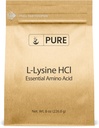 Pure Original Ingredients L-lyzín HCl (8 oz) Alpha Amino Acid, non-GMO, Gluten-free