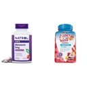 Natrol Melatonin 150ct & Vitafusion Fiber 90ct Sugar Free Peach Jahodové BlackBerry Doplnky