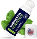 Basic Vigor Migrastil PainBlock Roll-On, 3 oz - Topical Roll-On pre svalové bolesti, Kŕče, Joint & Nerve Discomfort. Funguje skvele na pleciach, krk, nohy, kolená, nohy, chrbát, lakte, HIPS, Etc.