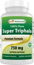 Najlepšie prírodné Triphala 750 mg 120 Vcaps