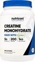 Nutricost Creapure® Kreatín Monohydrát Prášok 1KG
