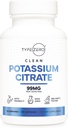 Type Zero Potassium Citrate (99mg, 120 Capsules) - Gluten Free, Non-GMO
