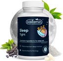 Melatonín Natural Sleep Aid, Theanine, 5-HTP, GABA, Mucuna pruriens, Phellodendron a horčík pre podporu spánku a stresu, 90 kapsúl 45 dní Zásobovanie - 7 v 1 Sleep Aid