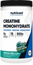 Nutricost Kreatín monohydrát prášok (Coastal Explosion, 500 gram) - Mikronizovaný Kreatin Supplement - Vegan, bez GMO, bez lepku