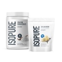 Isopure Bundle of Zero Carb 100% Pure Wheey Isolát Protein Powder, Creame Vanilla, 25g Protein per Serving, 1 Lb, 14 Servings + Isopure 100% Pure Creatin Monohydrate Powder, 100 Servings