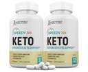 Spravodlivé laboratóriá (2 balenia) Speedy Keto ACV Tabletky 1275MG Formulované s Apple Cider Ocogar Keto Podpora Zmes Alternatíva Gummies 120 Kapsule