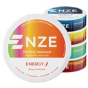 NZE kofeín Noottropic Pouches (Variety Pack) - Energy Pouches with 50mg Caffeine, Alpha GPC, L-Tyrosine & L-Theanine with No Cukor or Umelical Sweeteners - 15 Pouches Per Can - 5 Pack