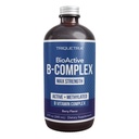 BioActive Vitamin B Complex - Blood Stream Ready, Metylated B Complex - Featuring Methylfolate, 3 BioActive Forms of B12, BenfoPure® B1 & Pantesin® B5 - 12 B Vitamíny v klinických dávkach - Tekuté 8 oz
