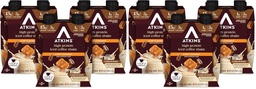 Atkins Protein Shake, Caramel Iced Coffee, 15g Protein | Low Glycemic | 3g Net Carb | 1g Sugar | Pack of 2