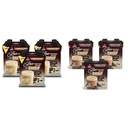 Atkins Café au Lait Iced Coffee Protein Shake, 15g Protein, Low Glycemic, 3g Net Carb, 1g Cukor a Mocha Latte Iced Coffee Protein Shake, 15g Protein, Low Glycemic, 4g Net Carb, 1g Cukor