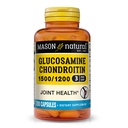 MASON NATURAL Glukozamín Chondroitín 1500/1200 s vitamínom C, podporuje spoločné zdravie pre normálnu flexibilitu a mobilitu*, 280 kapsúl, 3 mesiace dodávky
