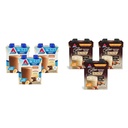 Atkins Čokoláda Banánový proteín Shake, 15g Bielkoviny a káva Karamel Iced Coffee Protein Shake, 15g Protein, Low Glycemic, 3g Net Carb, 1g Cukor, Keto Friendly