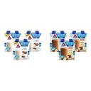Krémové krémové škorice Vírenie a čokoláda Banánový proteín Shakes Bundle, 15g Protein, nízka glycemic, 12 Počet Každý