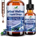 Cortisol doplnky pre ženy a mužov, 17-v-1 Cortisol Reducer Detox Manager w. Magnézium Glycinate Ashwagandha, L-theanine, Fosfatidylserine, Hormone Balanced for Women, Recess Mood Focus, spánok