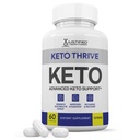 Keto Thrive Keto ACV Pills 1275MG Keto Support Blend Capsule Alternatíva Keto ACV Gummies Formulated with Apple Cider Ocogar Extra Virgin Olive Oil Powder Green Tea Leaf 60 Kapsule