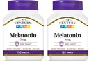 21st Century Melatonin 5 mg tablety, 120 grófov (dávka 2)