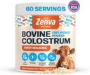 Colostrum Supplement Bovine Colostrum for Humans 100% Pure Grass Fed, Supergut Health & Immune Support, 50% IgG, Unflavred, Calostro Bovino para Adultos Organico 60 Servings Powder