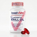 Výskum Overený antarktický kril olej 2000mg - Podpora funkcie srdca a kĺby, Boost Cognition - MSC Certified, Trvalo dostupné - 60 Softgels - Made in the USA